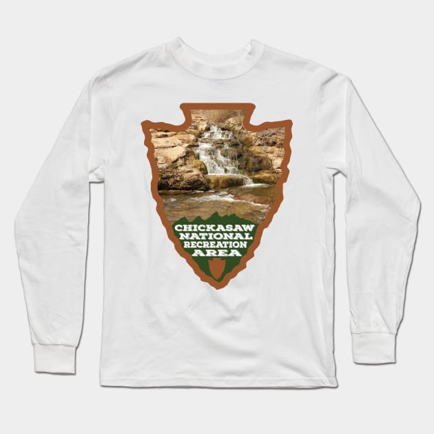 Chickasaw National Recreation Area arrowhead Long Sleeve T-Shirt by nylebuss